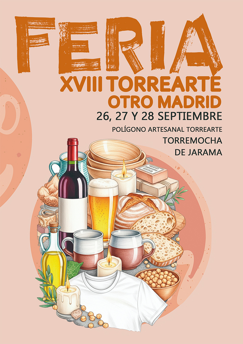La XVIII Feria Torrearte "Otro Madrid" vuelve en septiembre con artesanía, sabor local y cultura rural