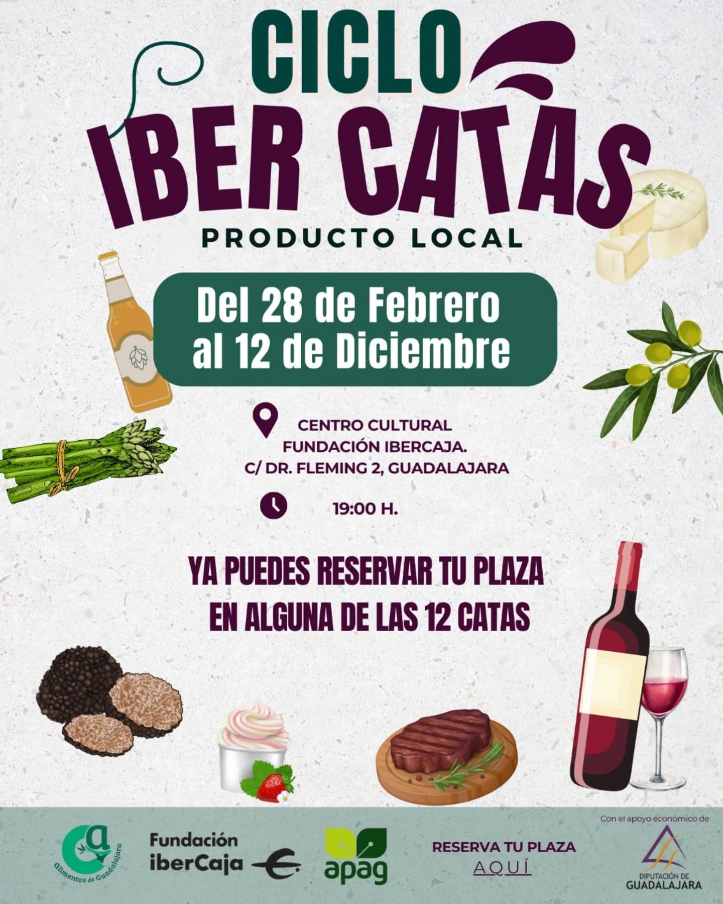 Cata de helados artesanos en Guadalajara con La Ibense en Fundación Ibercaja