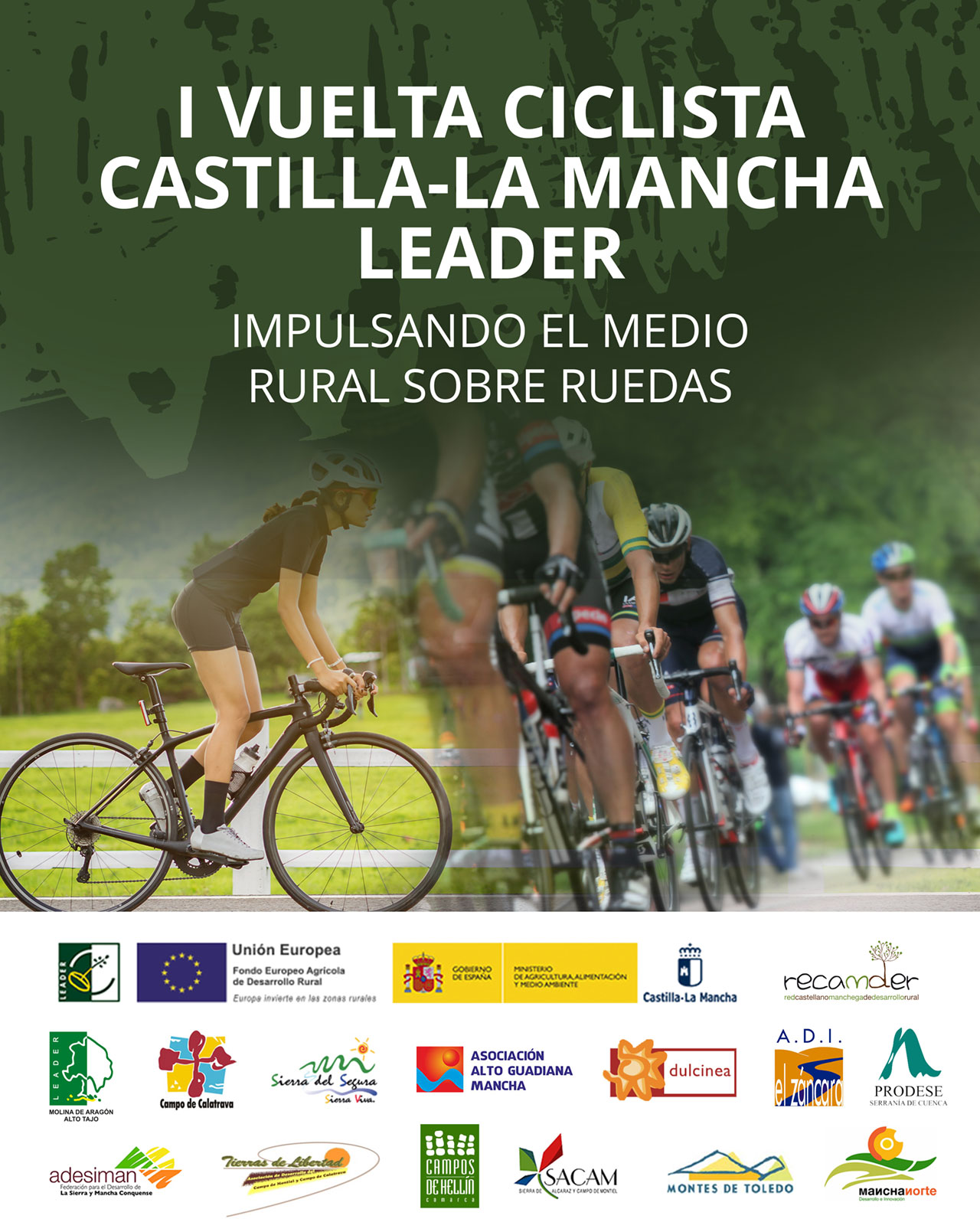 La I Vuelta Ciclista Castilla-La Mancha Leader impulsará el turismo rural con 70 municipios y cinco etapas en agosto
