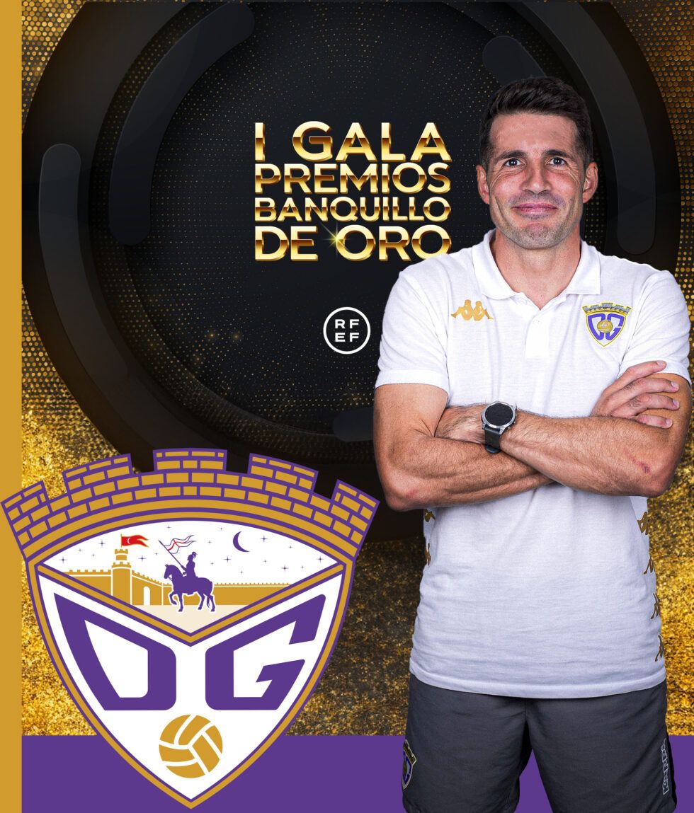 Pere Martí, premiado como mejor entrenador del Grupo 5 en la I Gala Banquillo de Oro tras una temporada histórica con el C.D. Guadalajara