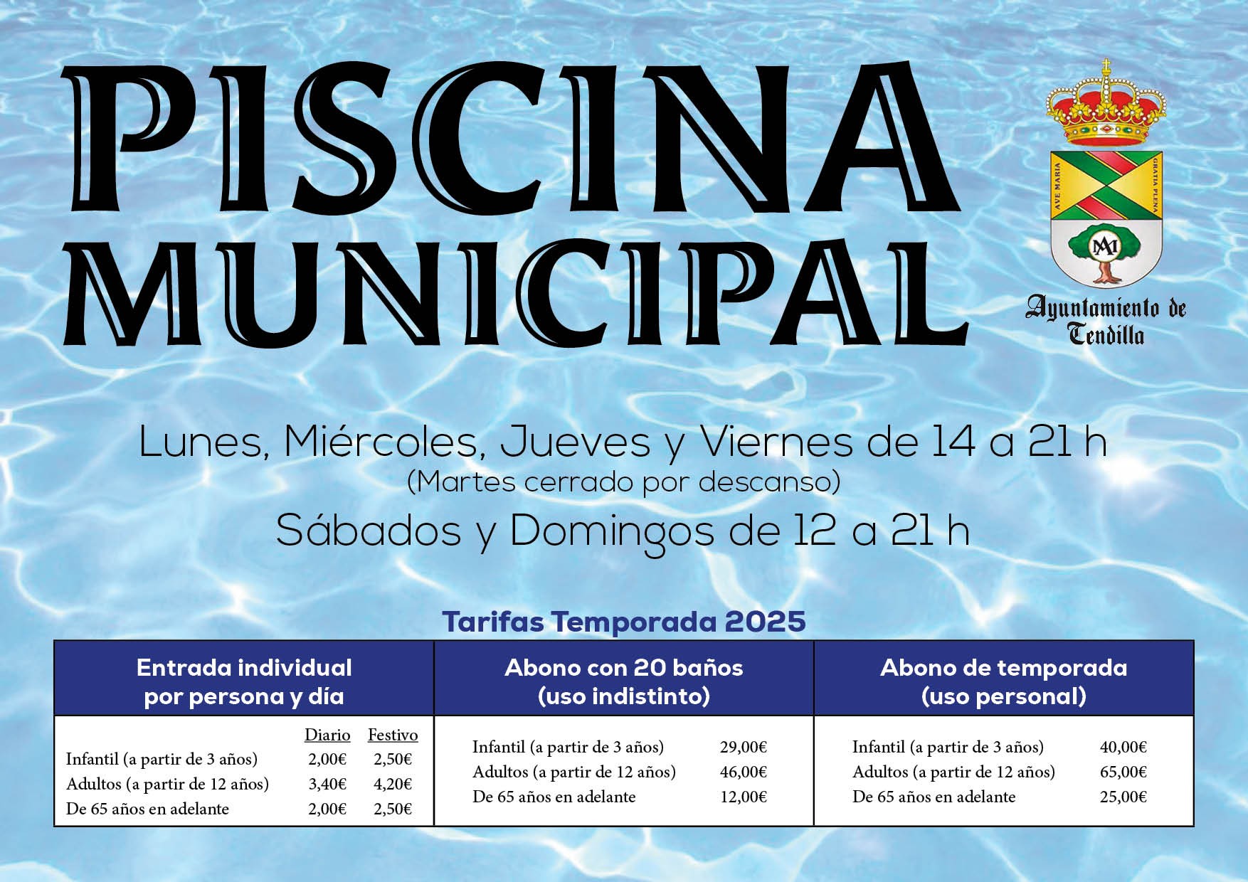 Piscina Municipal de Tendilla