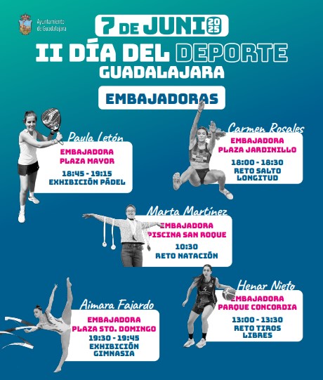 Guadalajara apuesta por la mujer en su día grande del Deporte