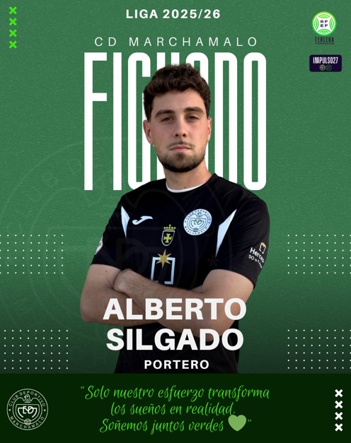 Alberto Silgado regresa al CD Marchamalo para asegurar nuestra portería
