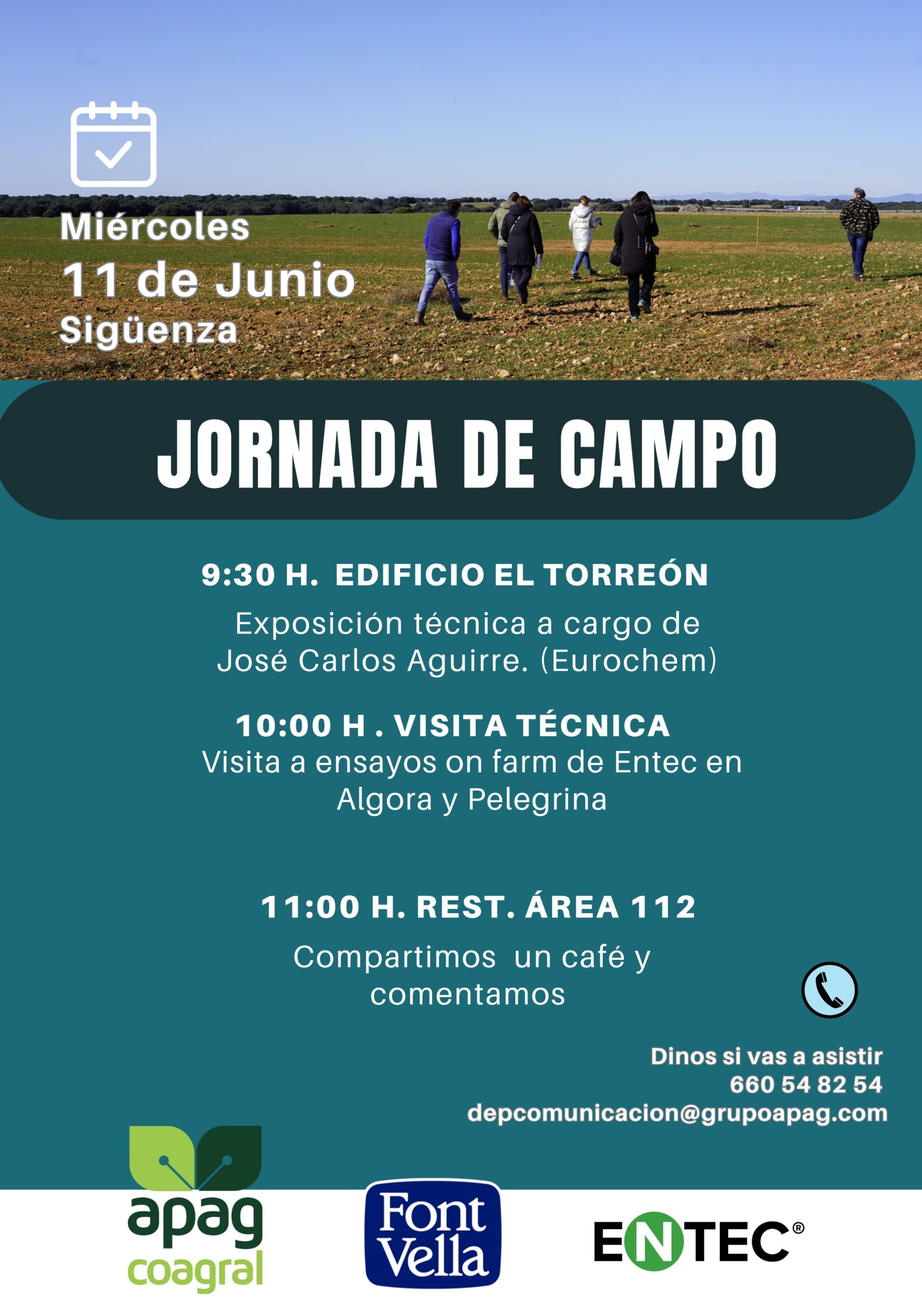 Jornada sobre estrategias de fertilización en cereal con ensayos de ENTEC este miércoles en Sigüenza