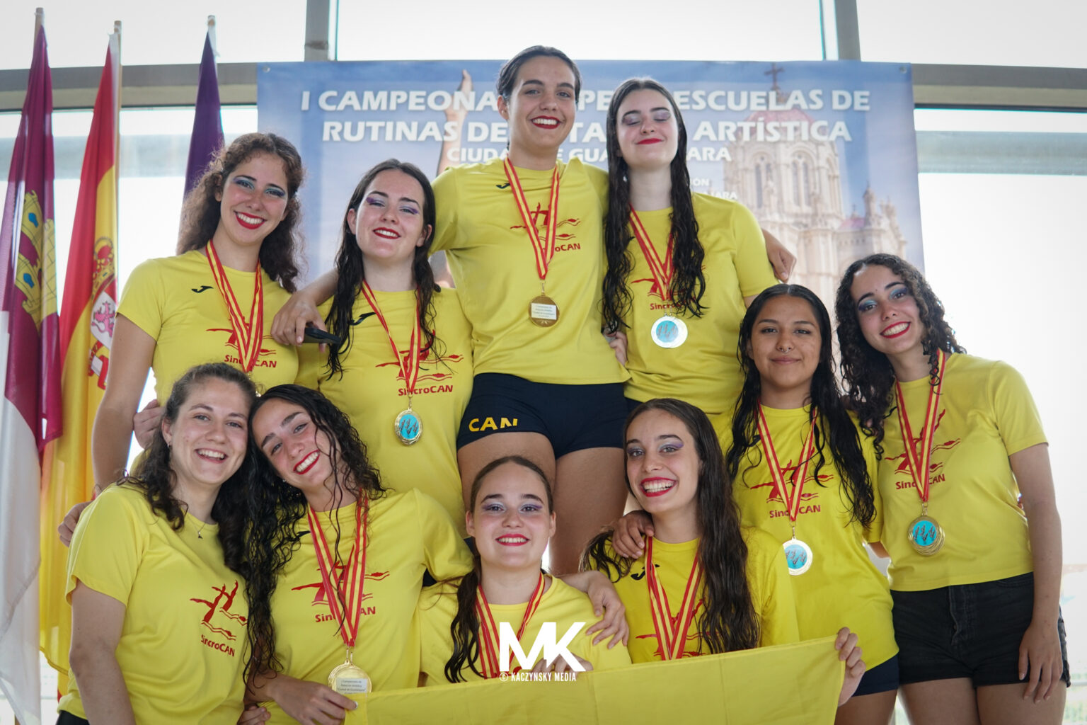 Gran debut del I Campeonato Open de Natación Artística en la Piscina Sonia Reyes de Guadalajara