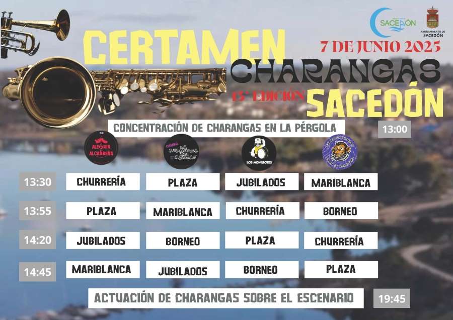 Orquestas, verbena y charangas este fin de semana en la Plaza de la Constitución de Sacedón