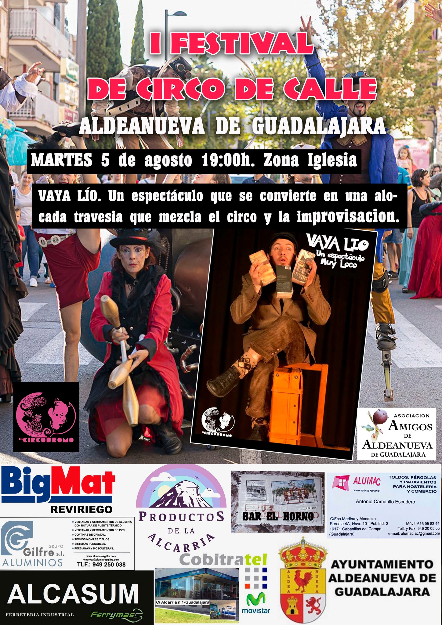  Festival de Circo en la Calle en Aldeanueva: tres días de arte, humor y acrobacias