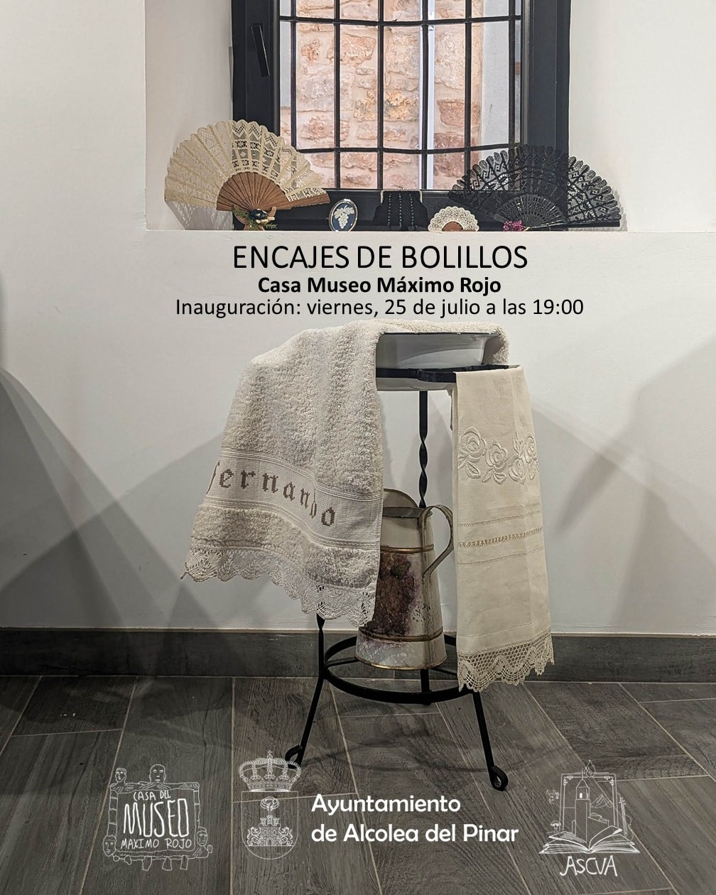 Encajes de bolillos en Alcolea del Pinar: arte, tradición y cultura en una exposición con alma rural