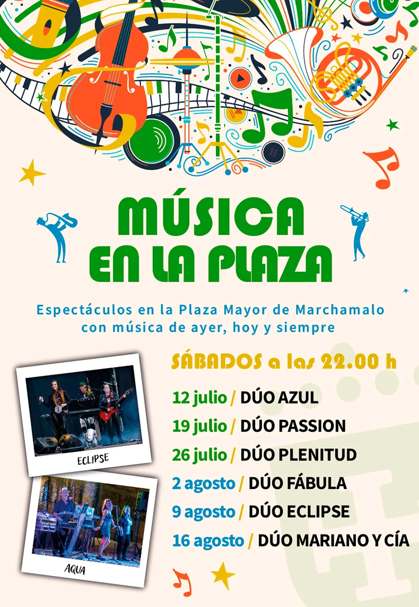 Marchamalo apuesta por la música en directo para animar las noches de verano