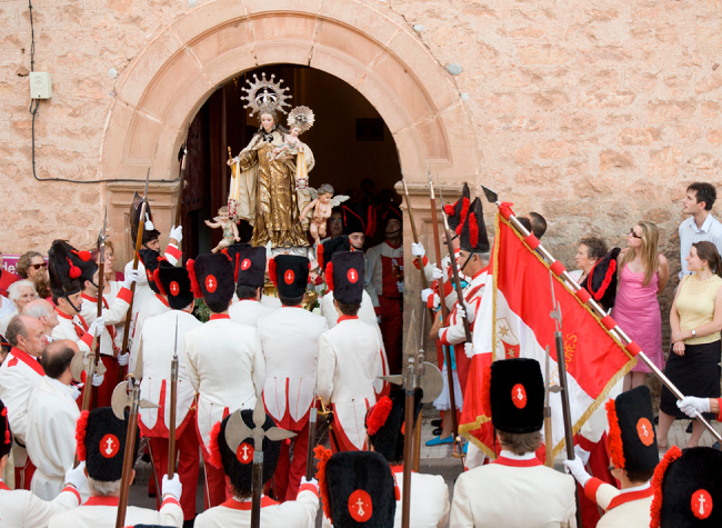 Desfile de la Cofradía Militar del Carmen