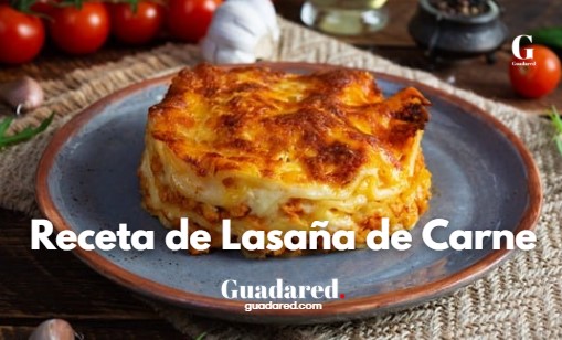 Receta de lasaña de carne