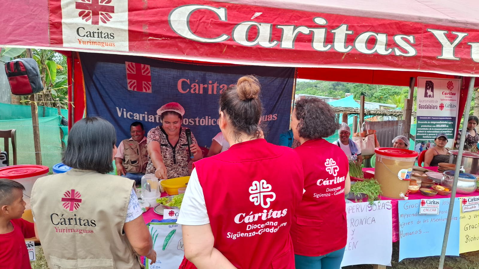 Cáritas y las mujeres del Alto Amazonas: biohuertos y emprendimiento para vencer la inseguridad alimentaria en Perú