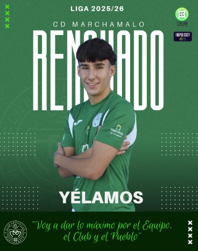 Yélamos renueva con el CD Marchamalo tras consolidarse como lateral