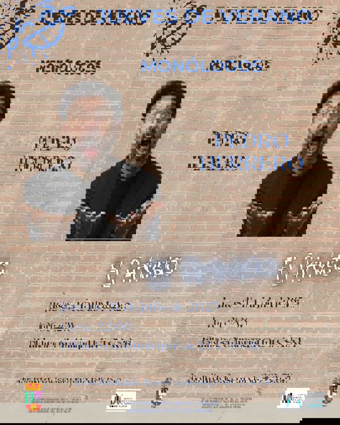 Pedro Herrero presenta "El Artivista" en El Casar: humor con conciencia para refrescar el verano