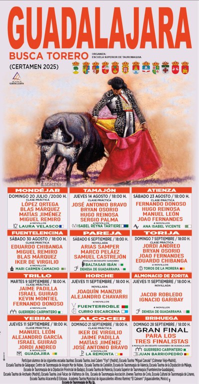 GUADALAJARA BUSCA TORERO: EL CERTAMEN ALCARREÑO CELEBRA SU DÉCIMA EDICIÓN CON RÉCORD DE PARTICIPACIÓN