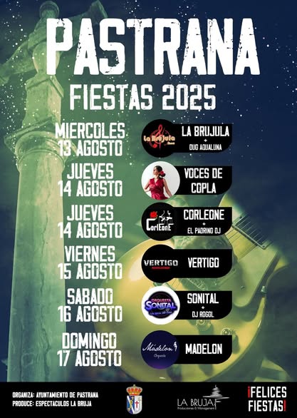 Pastrana se prepara para vivir unas Fiestas 2025 inolvidables con música, orquestas y diversión