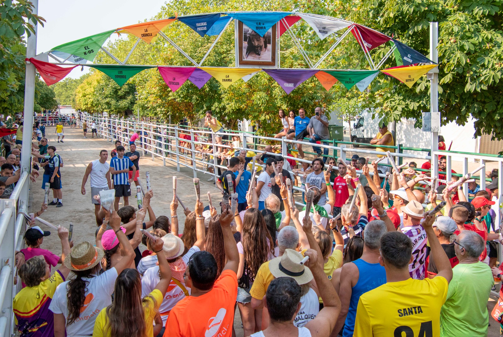 Primer encierro en honor al Gallardo