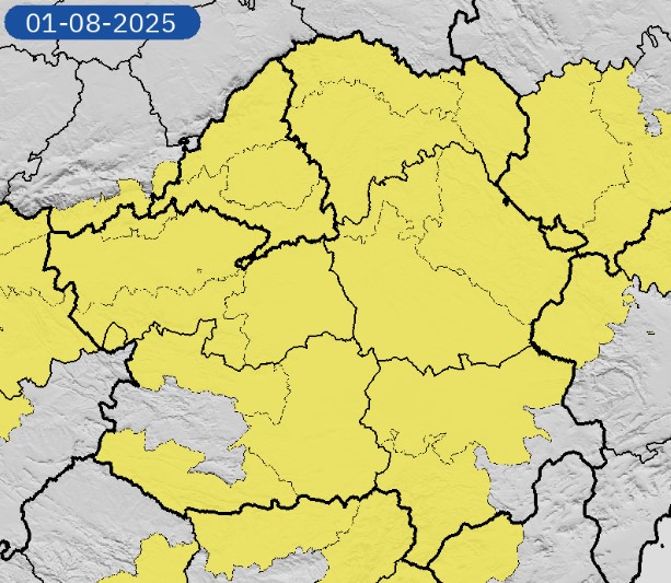 Tormentas en Guadalajara hoy: aviso amarillo de AEMET por lluvias intensas y fuertes rachas de viento