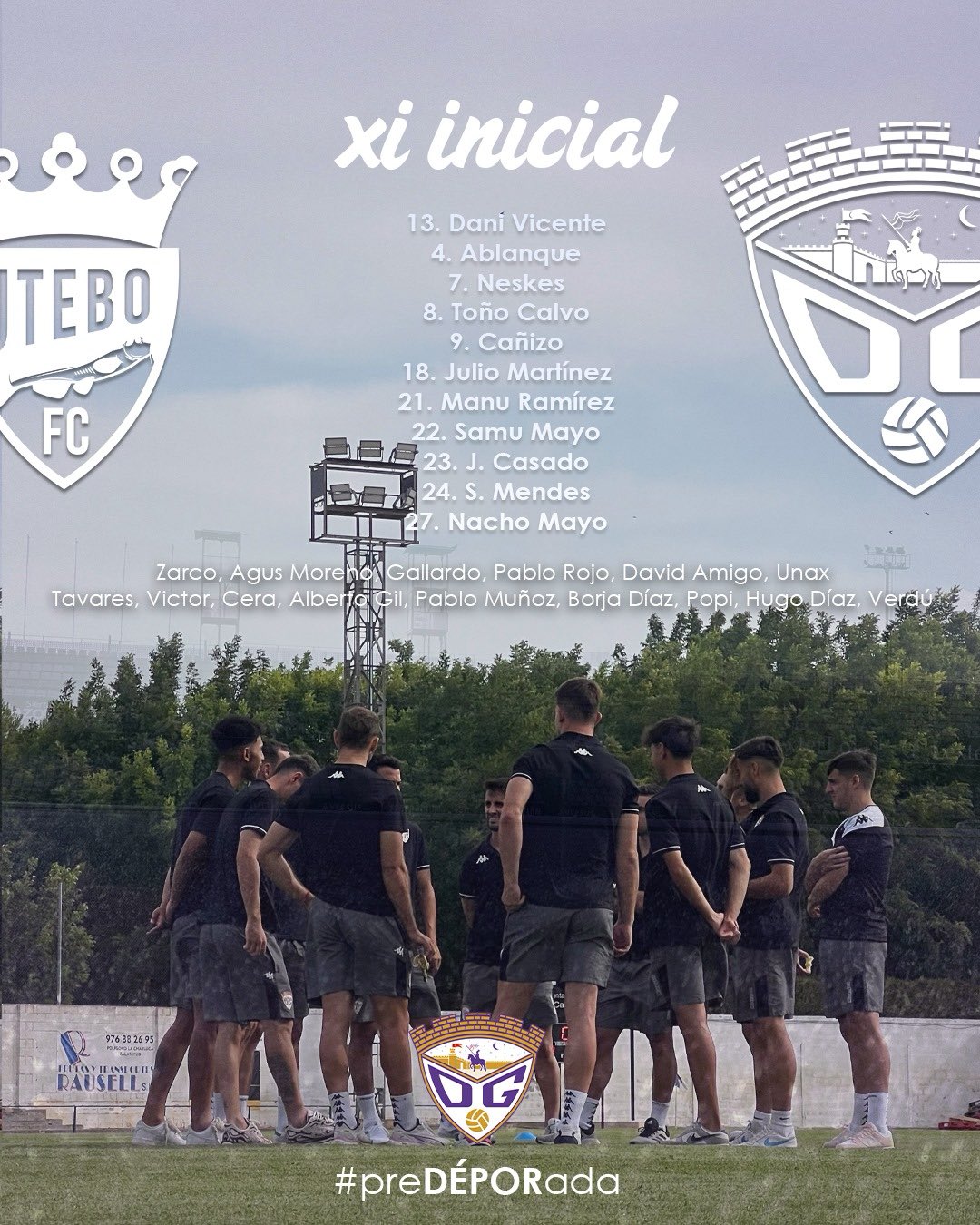 El Dépor suma confianza con una sólida victoria (1-3) ante el Utebo en su tercer test de pretemporada