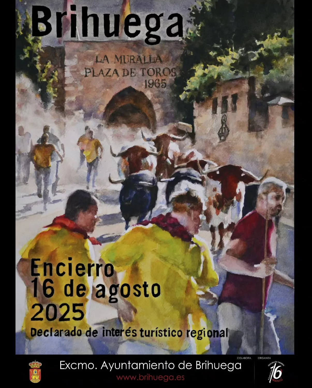 Encierro 16 de agosto 2025 Brihuega 