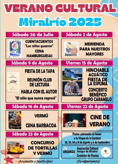 VERANO CULTURAL 2025 MIRALRÍO