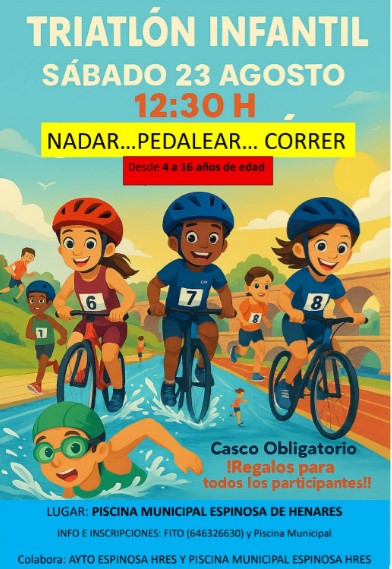 Triatlón Infantil en Espinosa de Henares