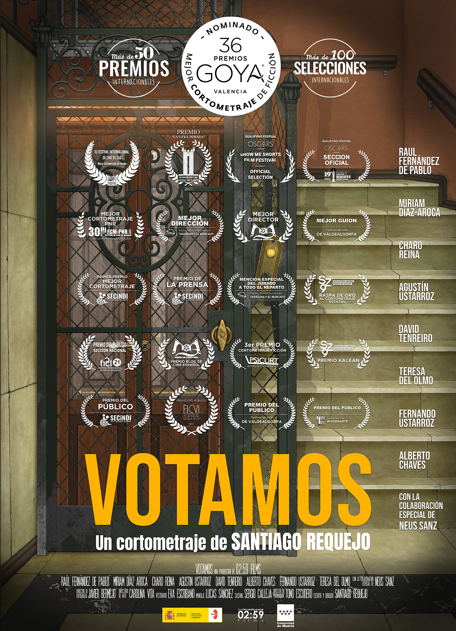 ‘Cinecesario’ cierra su primera edición en Alaminos con el triunfo de “Votamos”