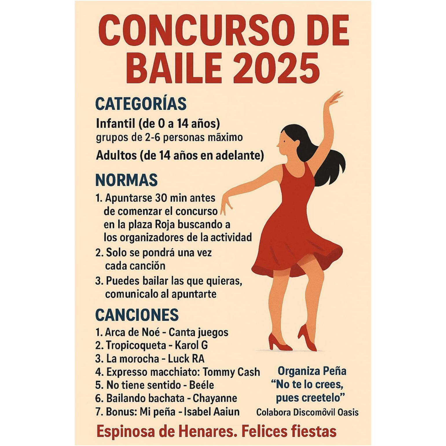 Concurso de baile en Espinosa de Henares