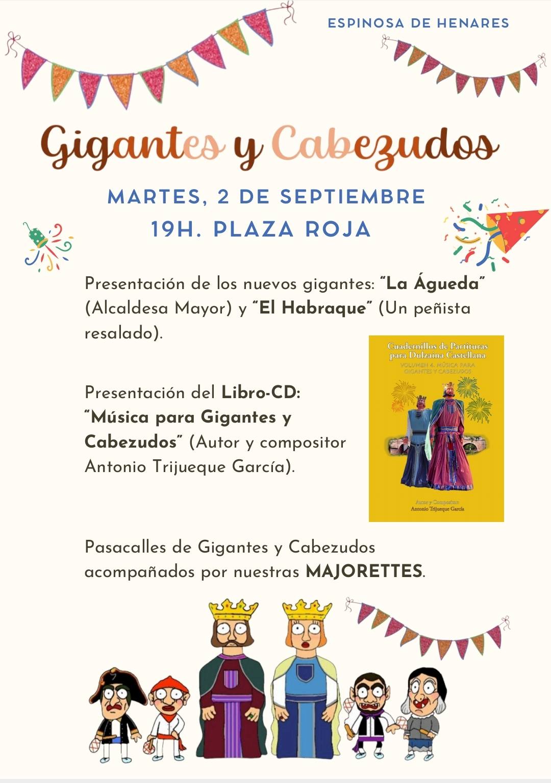 Espinosa de Henares revive su comparsa con Antonio Trijueque y Dulzaineros Mahurotos