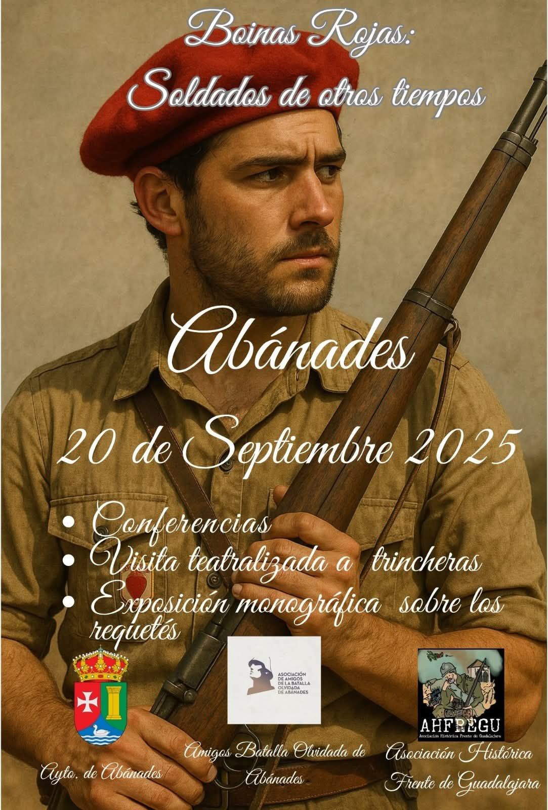 Abánades organiza una jornada de memoria histórica sobre los requetés de la Guerra Civil