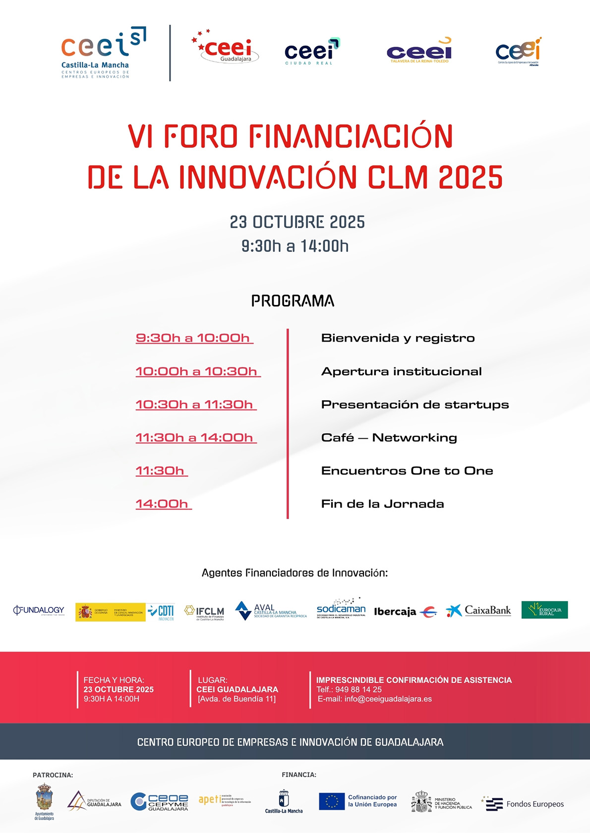 VI Foro de Financiación de la Innovación en Guadalajara 2025 | Startups CLM