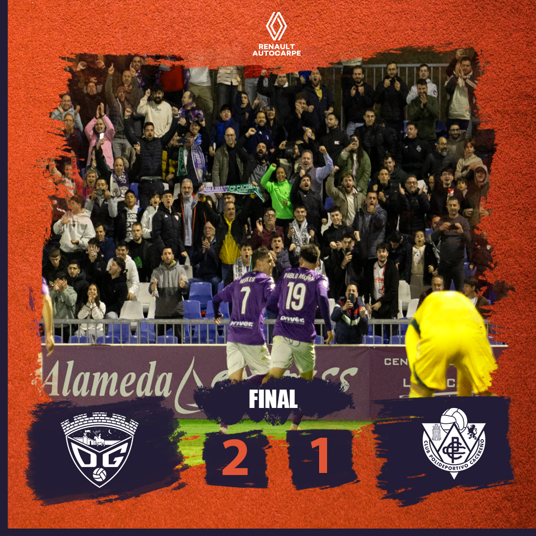 CD Guadalajara vence al Cacereño 2-1 y avanza en la Copa del Rey | Crónica completa