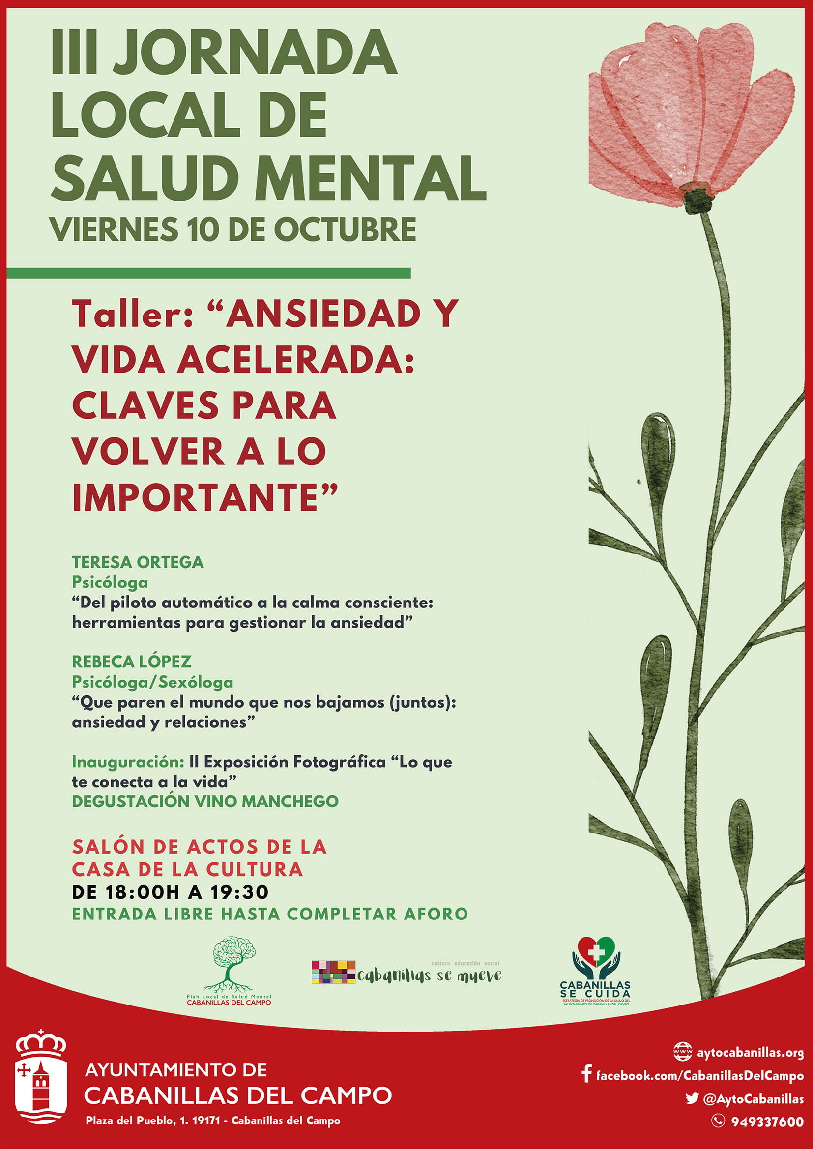 III Jornada de Salud Mental en Cabanillas del Campo