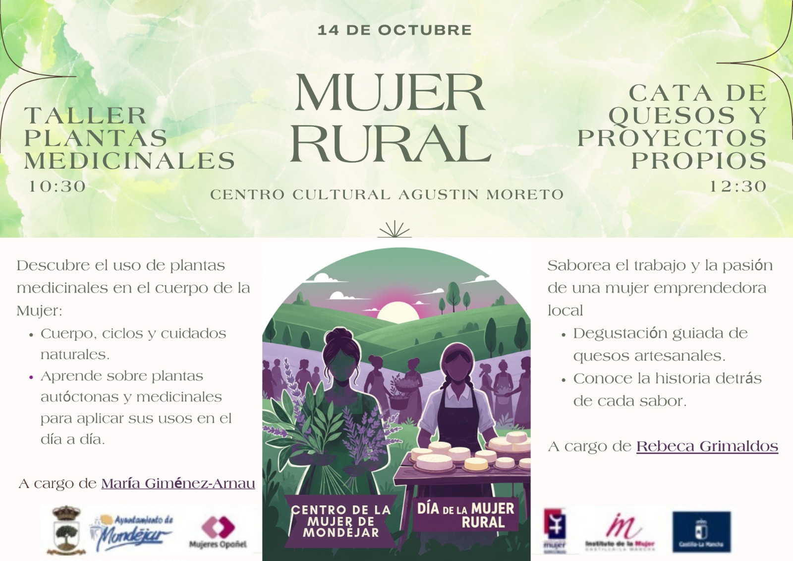 Mondéjar celebra el Día de la Mujer Rural con talleres y catas para impulsar el talento femenino del medio rural