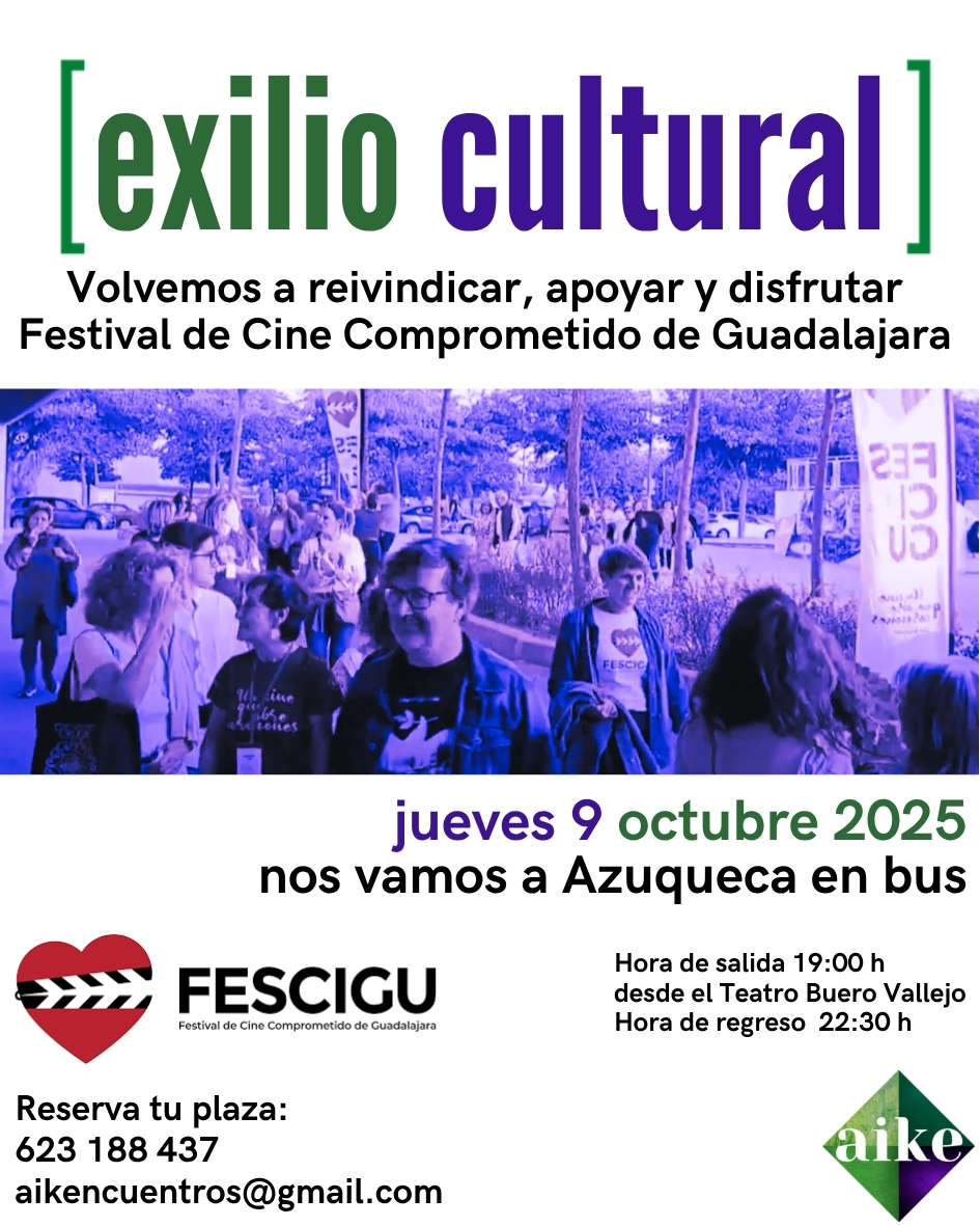 AIKE | Autobús del exilio cultural a Azuqueca de Henares