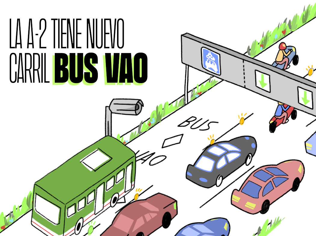 Nuevo carril Bus-VAO en la A-2: mejora la movilidad para los guadalajareños que viajan a Madrid en 2026