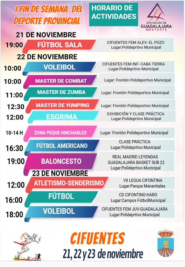 Primer Fin de Semana del Deporte en Cifuentes