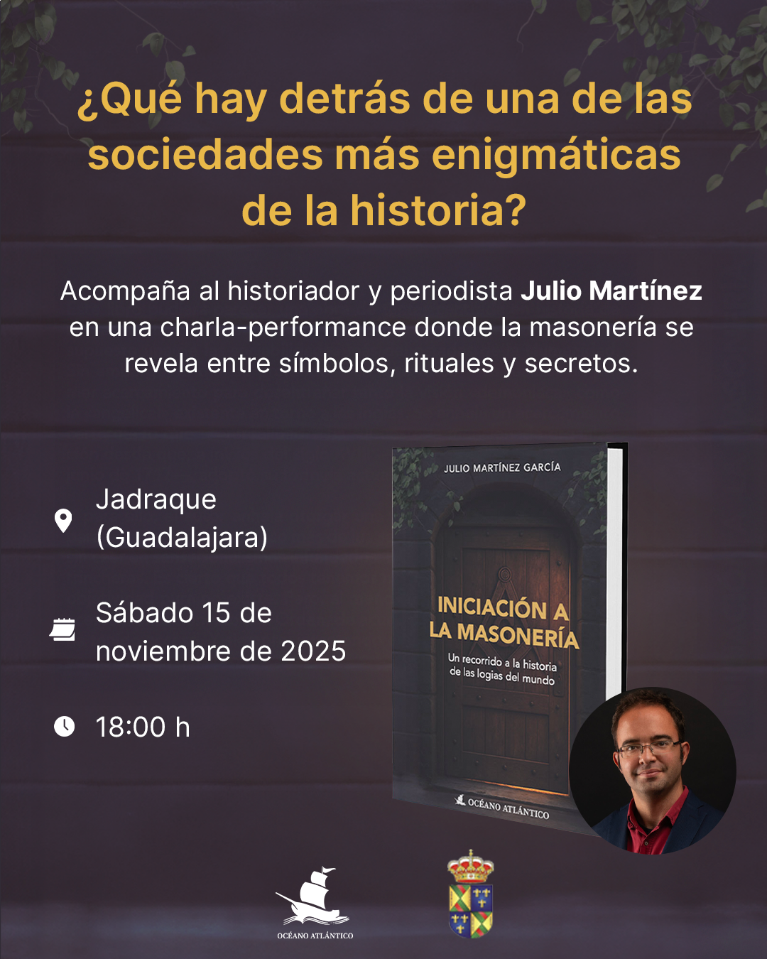 Presentación de “Iniciación a la Masonería” en Jadraque