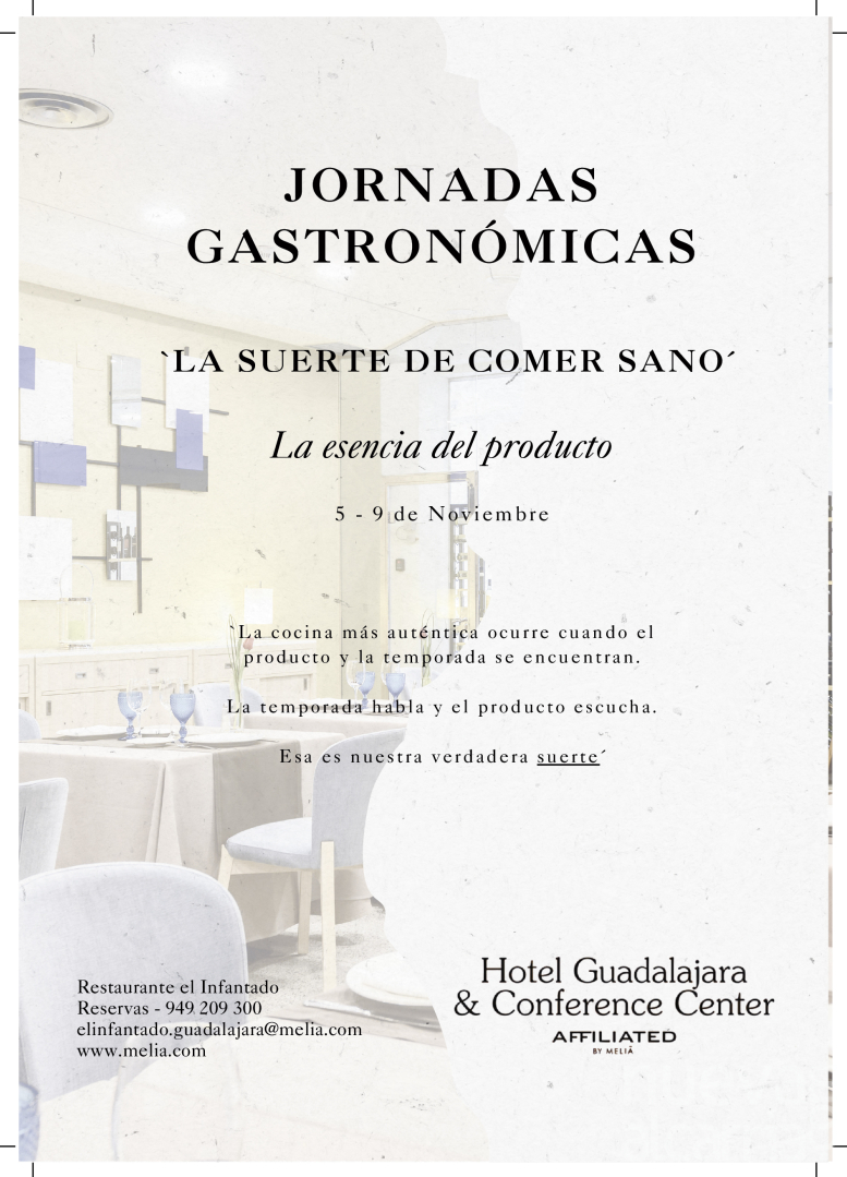 jornadas gastronómicas “La suerte de comer sano. La esencia del producto”