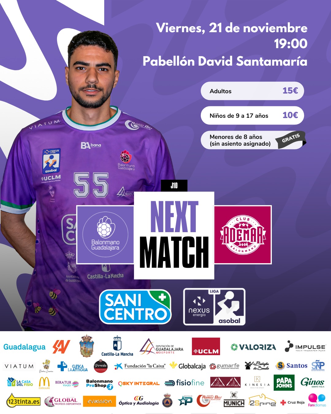 El SANICENTRO BM Guadalajara quiere renacer ante Ademar