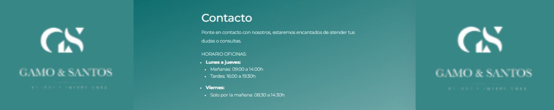 Gamo y Santos Banner